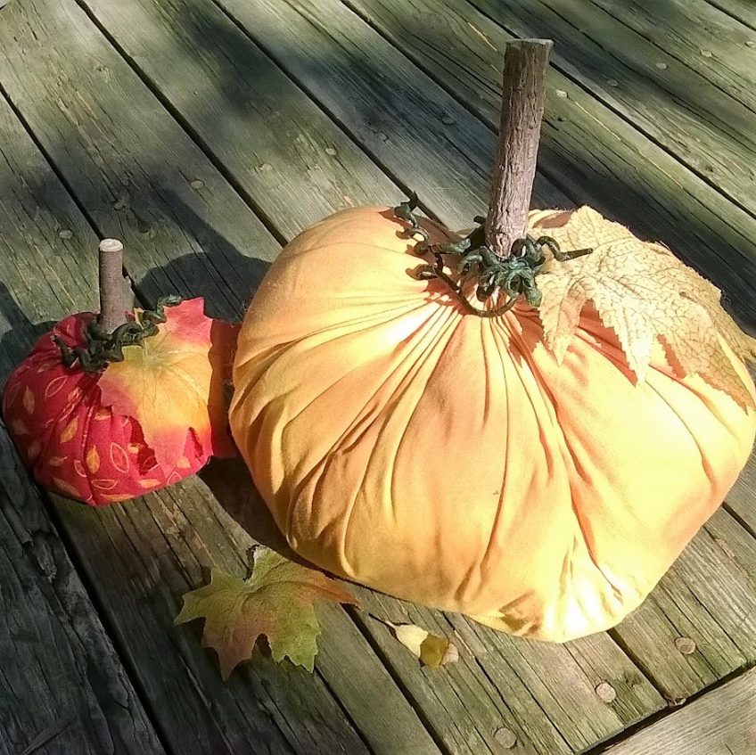 Fabric Pumpkins